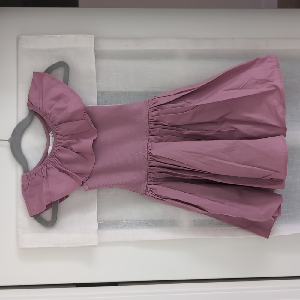 NWT Molo Kids Christal Purple Orchid Organic Dress